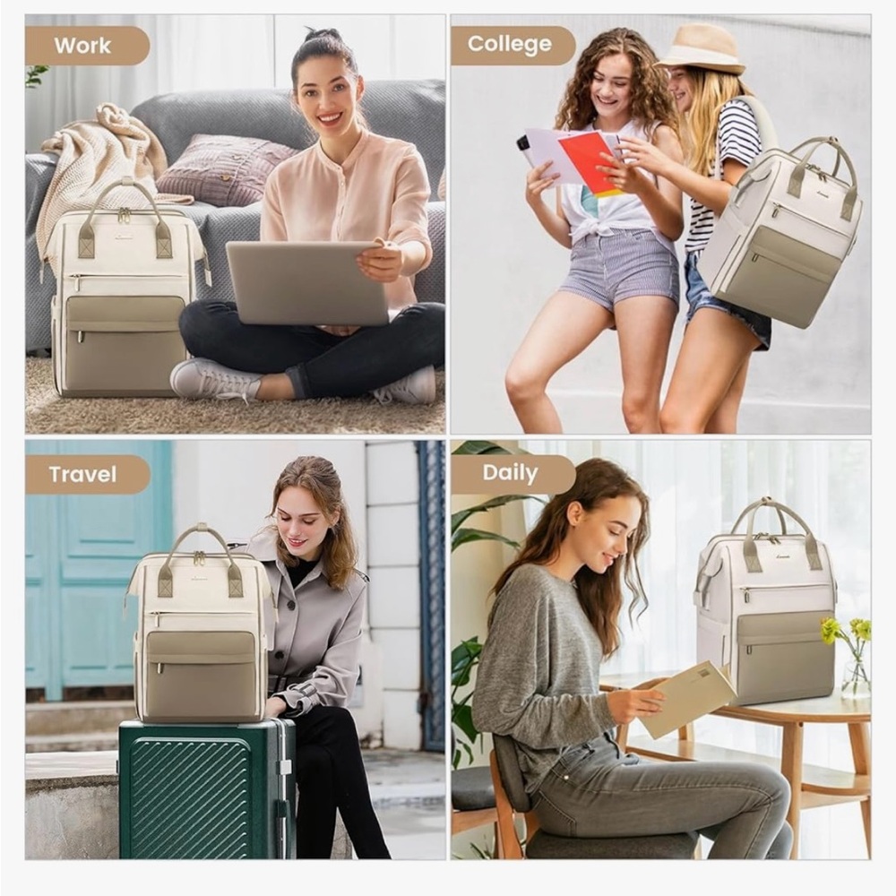Cream and Tan Baby Bag - Picture 6 of 6